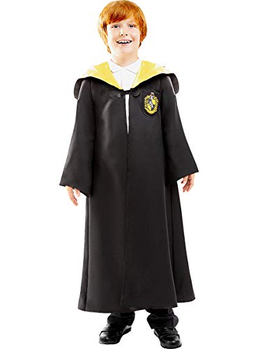 Funidelia | Disfraz Hufflepuff Harry Potter Oficial para niño y niña Talla 5-6 años ▶ Hogwarts, Magos, Películas & Series - Multicolor