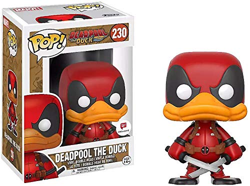 Funko 14561 – Marvel - Colección Pop Vinyl, Figura 230 - Deadpool The Duck, 9 cm