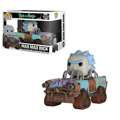 Funko-28456 Rick & Morty Mad MAX Rick Pop Rides, Multicolor, Standard (28456)