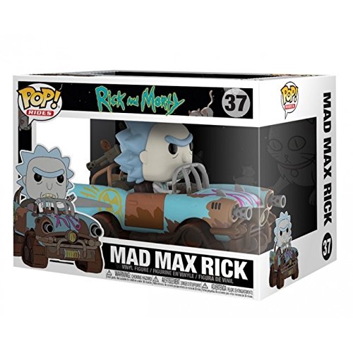 Funko-28456 Rick & Morty Mad MAX Rick Pop Rides, Multicolor, Standard (28456)