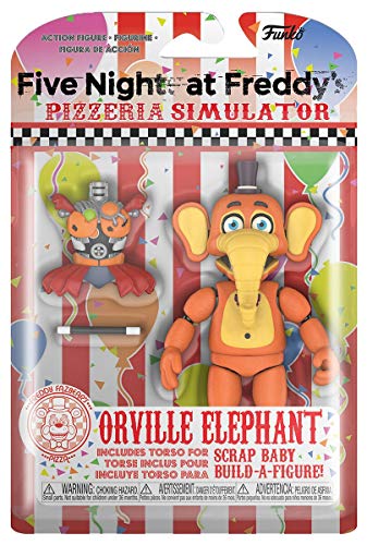 Funko 32143 Figura de acción: FNAF Pizza Sim: Orville Elephant, Multi