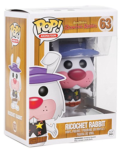 Funko 599386031 - Figura Hanna Barbera Ricochet Rabbit Flocked