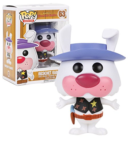 Funko 599386031 - Figura Hanna Barbera Ricochet Rabbit Flocked