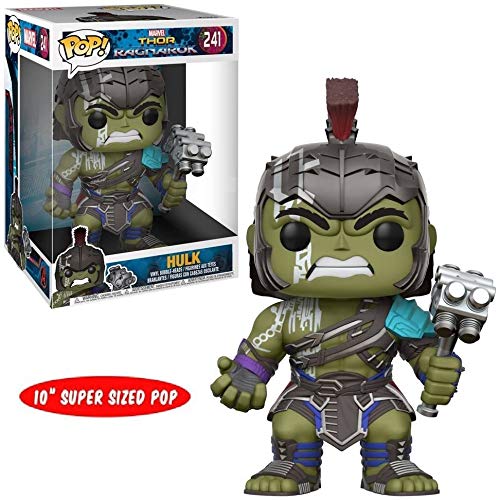 Funko – Figura Pop Vinyl Coleccionable de la Serie Marvel Thor Ragnar, Personaje Hulk Gladiator 241 - Realizada en Vinilo - Modelo 23213 - 25,4 cm de Altura