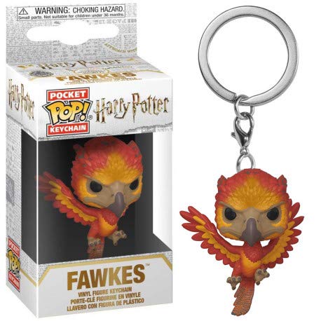 Funko Harry Potter Llavero Pop de Fawkes, Color Mulitcolor (42259)