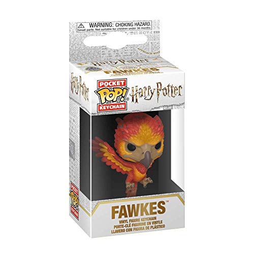 Funko Harry Potter Llavero Pop de Fawkes, Color Mulitcolor (42259)