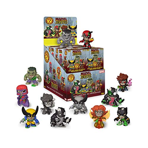 Funko- Mystery Minis: Marvel Zombies 12PC PDQ Figura Coleccionable, Multicolor (49114)