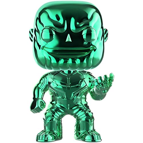 Funko Pop! – 36218 – Marvel: Avengers Infinity War – Thanos (Chrome - Verde) – Figura de Vinilo, 9cm