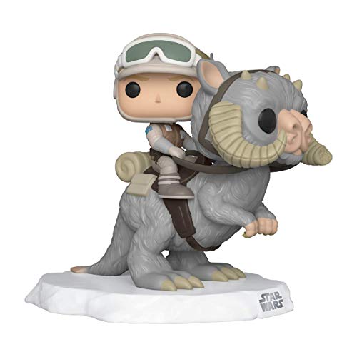 Funko - Pop! Deluxe: Star Wars- Luke on Taun Taun Figura Coleccionable, Multicolor (46764)