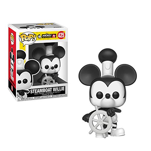 Funko Pop! Disney: Mickey's 90th Anniversary - Figura de Vinil "Steamboat Willie" (32182)