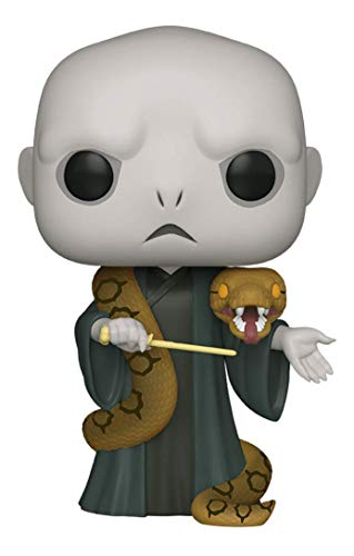 Funko- Pop Harry Potter: 10" Voldemort w/Nagini S10 Figura Coleccionable, Multicolor (48037)