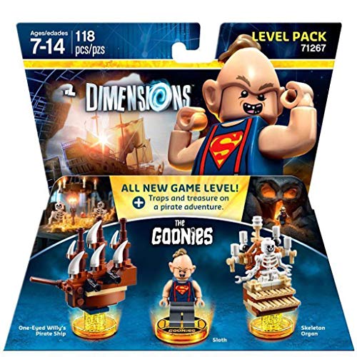 Funko The Goonies #71267 Sloth & Willy's Pirate Ship,Skeleton Organ Building Kit (118 Pieces) Pop! Chibi