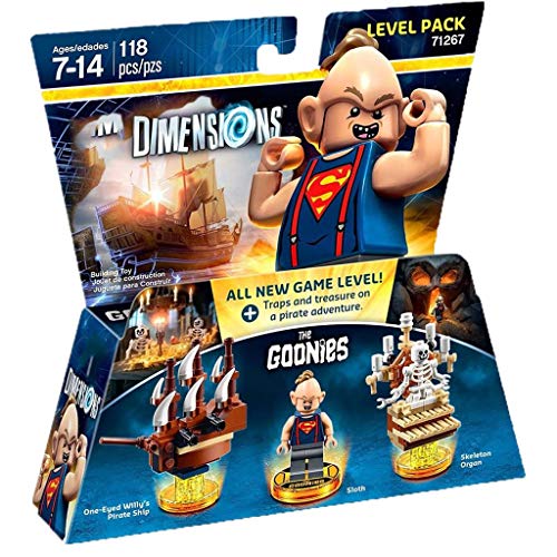 Funko The Goonies #71267 Sloth & Willy's Pirate Ship,Skeleton Organ Building Kit (118 Pieces) Pop! Chibi