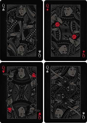 Gamblers Warehouse Bicycle Double Black - Baraja de cartas negras