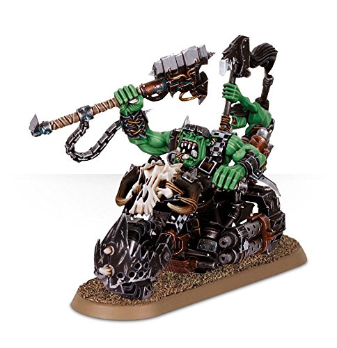 GAMES WORKSHOP 299750063222 - Figura de acción Warhammer 40K Ork War Biker Mob 2008