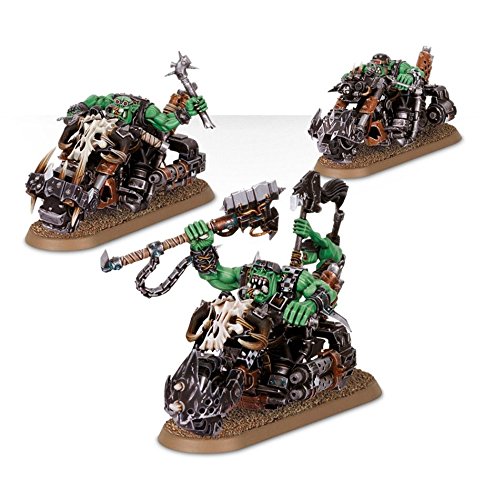 GAMES WORKSHOP 299750063222 - Figura de acción Warhammer 40K Ork War Biker Mob 2008