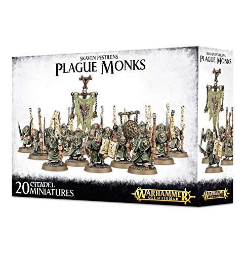 Games Workshop-Kit de plástico Skaven Pestilens Monks (99120206021)