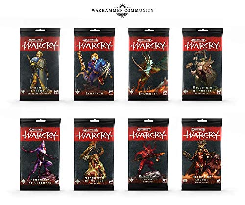 Games Workshop Warhammer AoS – Warcry – Daemons of Khorne – Paquete de Cartas