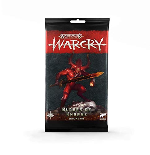 Games Workshop Warhammer AoS – Warcry – Daemons of Khorne – Paquete de Cartas