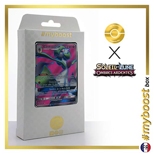 Gardevoir-GX 140/147 Full Art - #myboost X Soleil & Lune 3 Ombres Ardentes - Coffret de 10 Cartes Pokémon Françaises