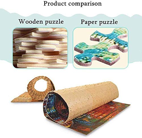 GFSJJ Jigsaw Puzle En Madera 150 Piezas para Adultos Kids Infantiles Adolescentes Chica Cobarde Puzzles Adultos 150 Piezas Regalos para Mujer 5.9 X 3.9 Pulgada