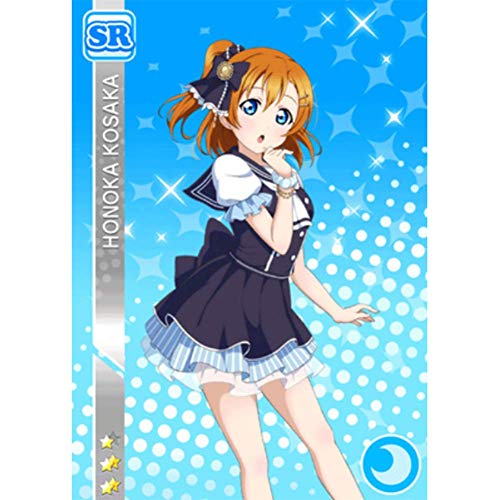 GGOODD Anime LoveLive! Honoka Kousaka Cosplay Costume Halloween Carnaval Trajes De Escenario Mujer Azul Oscuro Traje De Marinero Uniforme Set,Azul,M