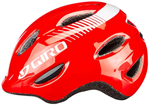 Giro Scamp Casco de Ciclismo Youth, Unisex niños, Rojo Brillante, XS (45-49cm)