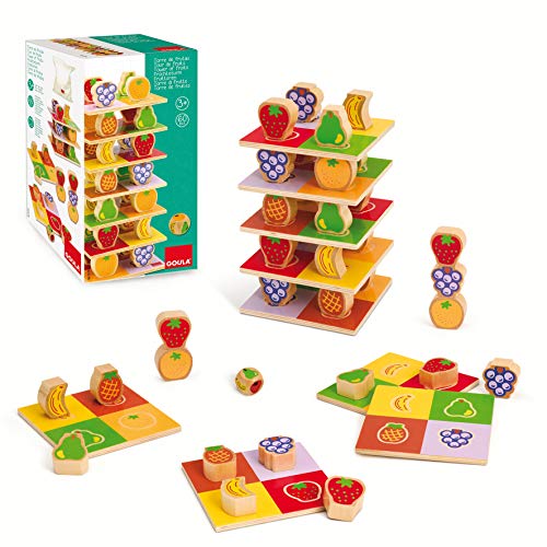 Goula- Torre de Frutas - Juego de mesa preescolar a partir de 3 años