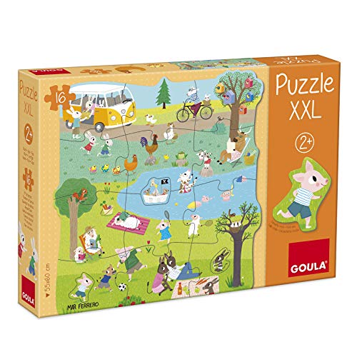 Goula-Un Dia en el Campo Puzzle XXL, Multicolor (53427)