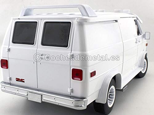 Greenlight 1983 Furgoneta GMC Vandura Cargo Van Blanca 1:18 13522