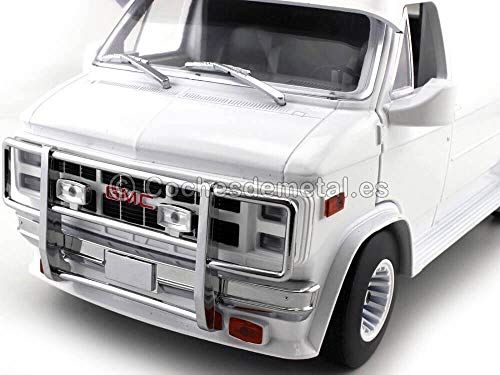 Greenlight 1983 Furgoneta GMC Vandura Cargo Van Blanca 1:18 13522