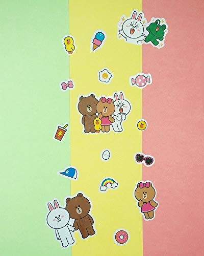 Grupo Erik Editores-LINE3328 Pegatinas Deco Line Friends (LINE3328)