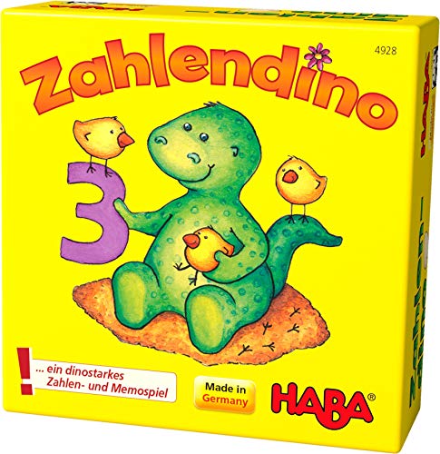 HABA 4928 Zahlendino - Juego Educativo con Cifras (en alemán)