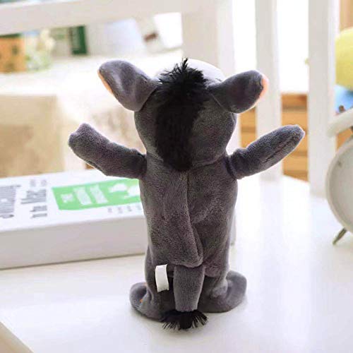 Hablar burro, Regalo divertido paseo grabación de voz Hablar burro juguetes de peluche interactivo burro juguete