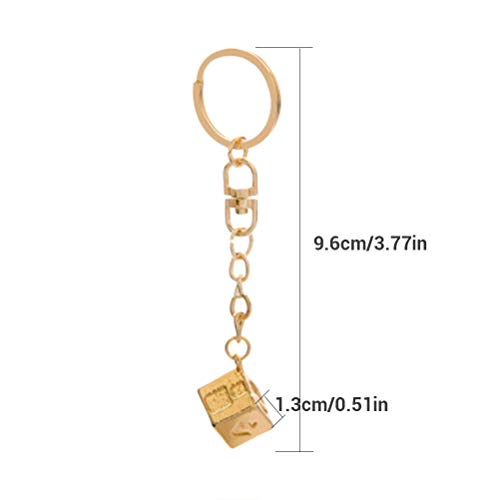 Han Solo - Colgante dorado con forma de dado de la suerte para cosplay, disfraces, Dice Lucky el último dado Jedi con Star Wars, enlace llavero, pulsera, joya, decoración del coche