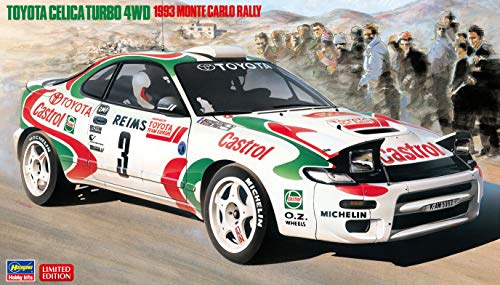 Hasegawa 020401 1/24 - Maqueta de Toyota Celica Turbo 4WD, 1993 Monte Carlo Rally , color/modelo surtido