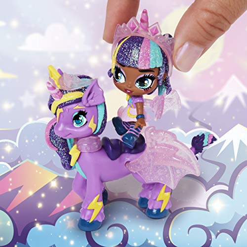 Hatchimals Pixies Riders Moonlight MIA Pixie und Unicornix 6059380 - Figuras coleccionables y Criaturas fabulosas para Montar en Bicicleta y Muchas sorpresas