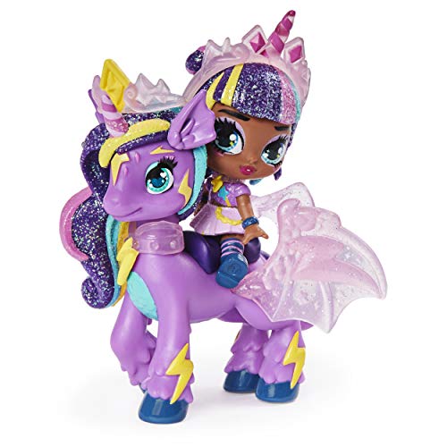 Hatchimals Pixies Riders Moonlight MIA Pixie und Unicornix 6059380 - Figuras coleccionables y Criaturas fabulosas para Montar en Bicicleta y Muchas sorpresas