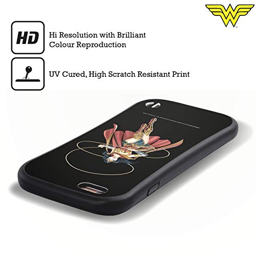 Head Case Designs Oficial Wonder Woman DC Comics Lazo de la Verdad Arte del Personaje Carcasa híbrida Compatible con Apple iPhone XS MAX