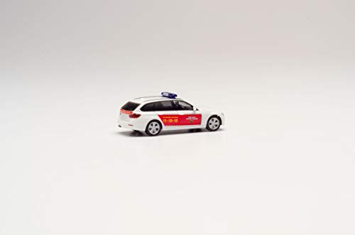 herpa 3er Feuerwehr in Zum Basteln Sammeln und als Geschenk BMW Serie 3 Touring Goslar Fire Brigade en Miniatura para coleccionar artesanías y como Regalo, Multicolor (094894)