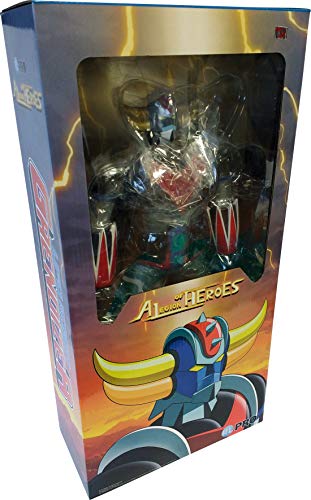 High Dream Goldorak-Grendizer-Figura 40 cm, versión clásica (Cuernos Dorados), IDGOLCLAS, Plata, Dorado, 40 centímetros