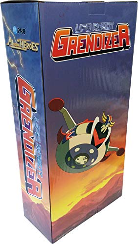 High Dream Goldorak-Grendizer-Figura 40 cm, versión clásica (Cuernos Dorados), IDGOLCLAS, Plata, Dorado, 40 centímetros