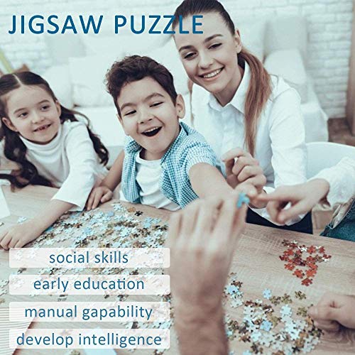 HJHJHJ Rompecabezas de Madera para Adultos 1000 Piezas DIY Art Puzzle Snow Church Ocio para Adultos Juego Creativo de crucigramas Juguetes educativos para niños