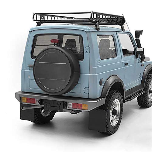 HONG YI-HAT Parachoques Trasero de Metal con Gancho de Remolque Adecuado para 1: 6 Piezas de actualización de automóviles Samurai Jimny RC Piezas de Repuesto (Color : Gray Rear Bumper)