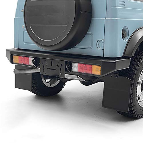 HONG YI-HAT Parachoques Trasero de Metal con Gancho de Remolque Adecuado para 1: 6 Piezas de actualización de automóviles Samurai Jimny RC Piezas de Repuesto (Color : Gray Rear Bumper)