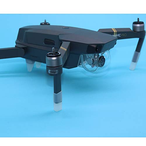 HongYi Tren de aterrizaje de ultraligeros Extender la absorción de choque piernas aumentadas de silicona for DJI Mavic Pro Accesorios de aviones no tripulados Tren de aterrizaje Kit ( Color : White )