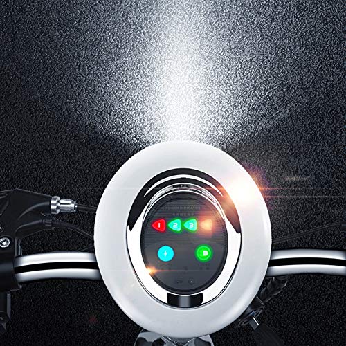 Huairdum 1 3 Scooter, Kf-po113 Scooter eléctrico de 24 v, 3 en 1 LED Instrumento Luz Accesorio de Faro de Ahorro de energía - Conmutación portátil Plegable Inicio rápido