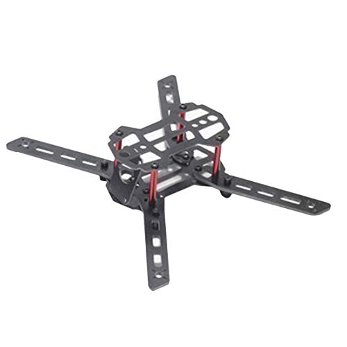 HUANRUOBAIHUO Mini Fibra de Carbono de Cuatro Ejes del fuselaje FPV Ultraligero Racing Falcon fuselaje cuadricóptero Accesorios