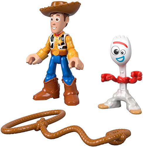 Imaginext - Disney Toy Story 4 Pack Aventuras Figuras Woody y Forky, Juguetes Niños +3 Años (Mattel GBG90)