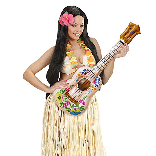 Inflable Hula Guitarra 105cm inflable Accesorio para Tropical Beach & hawaianas de disfraces Disfraces Up & Trajes